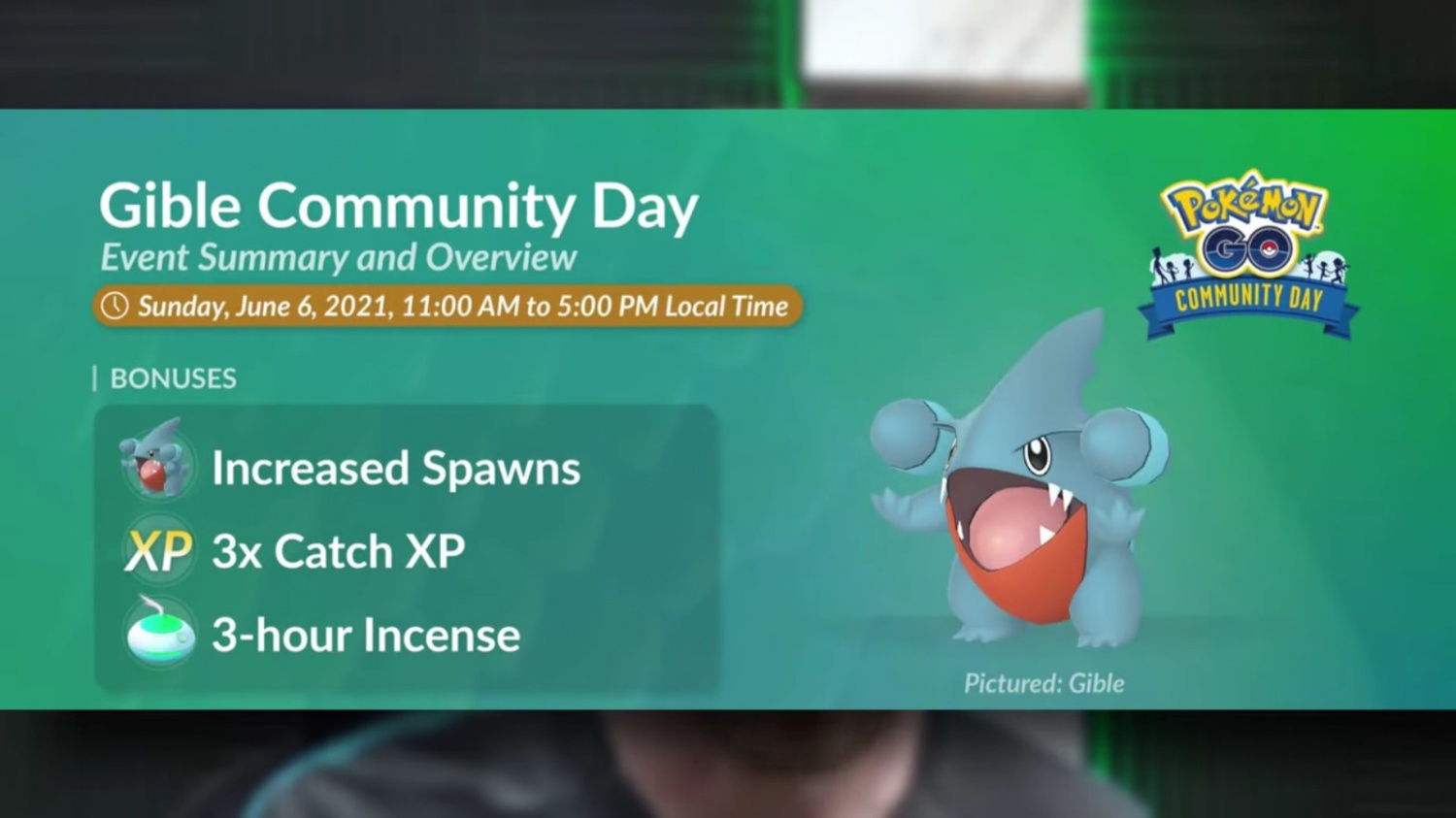 Pokemon Go Gible Community Day June 21 Guide How To Get Your Own Shiny Version Earth Power Exclusive Move Games Gamenguide