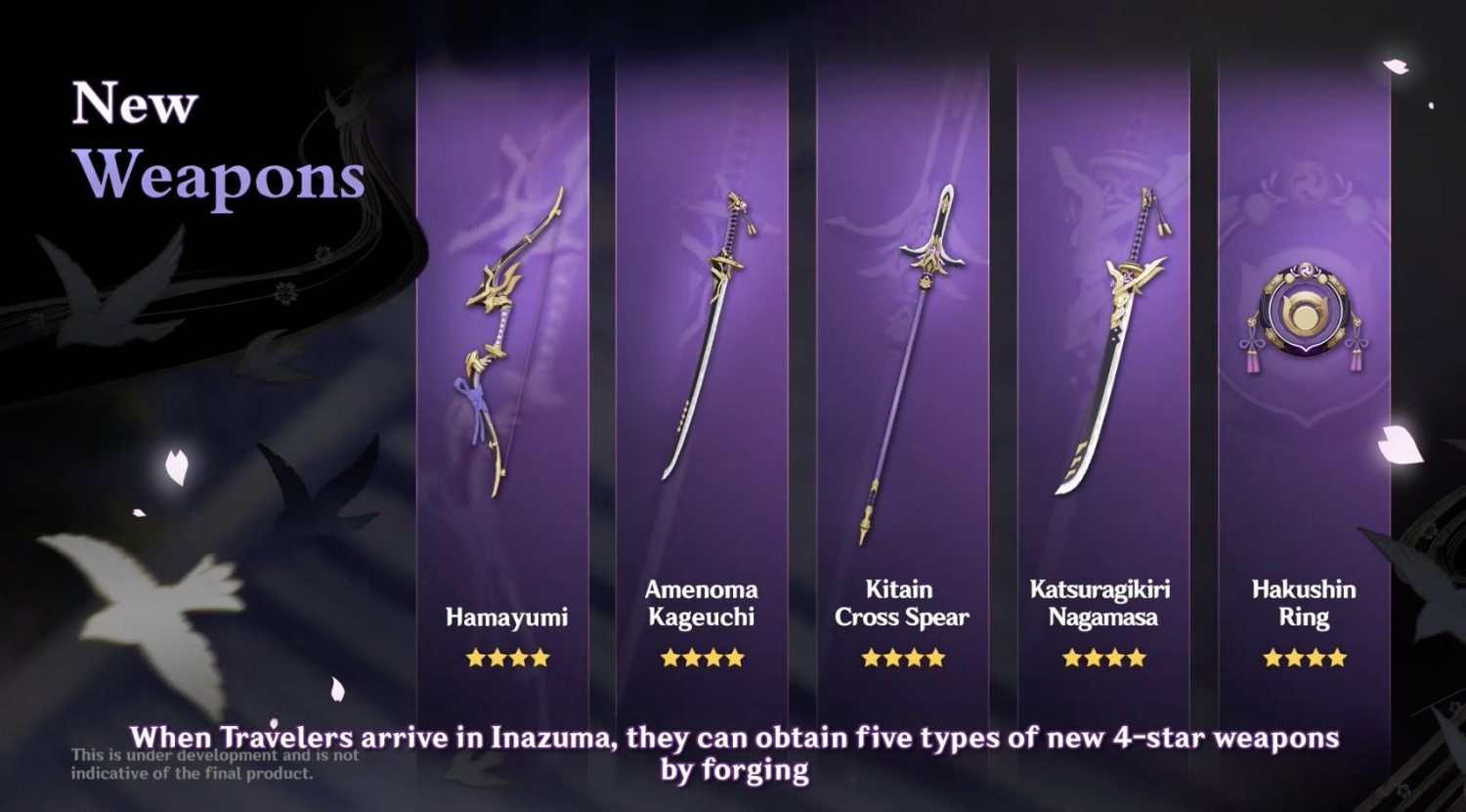 4-STAR WEAPONS