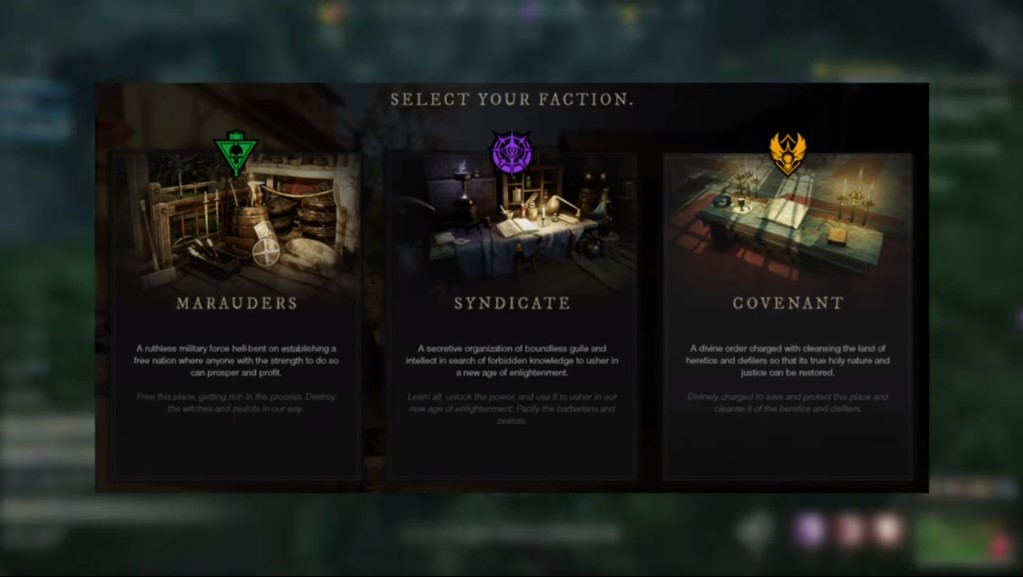 'New World' Factions Guide Benefits, How to Join One Gamenguide