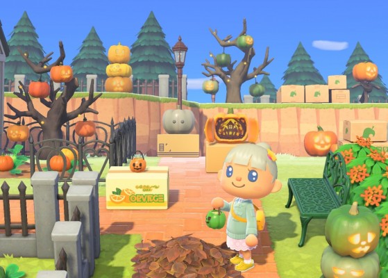 HALLOWEEN IN ANIMAL CROSSING