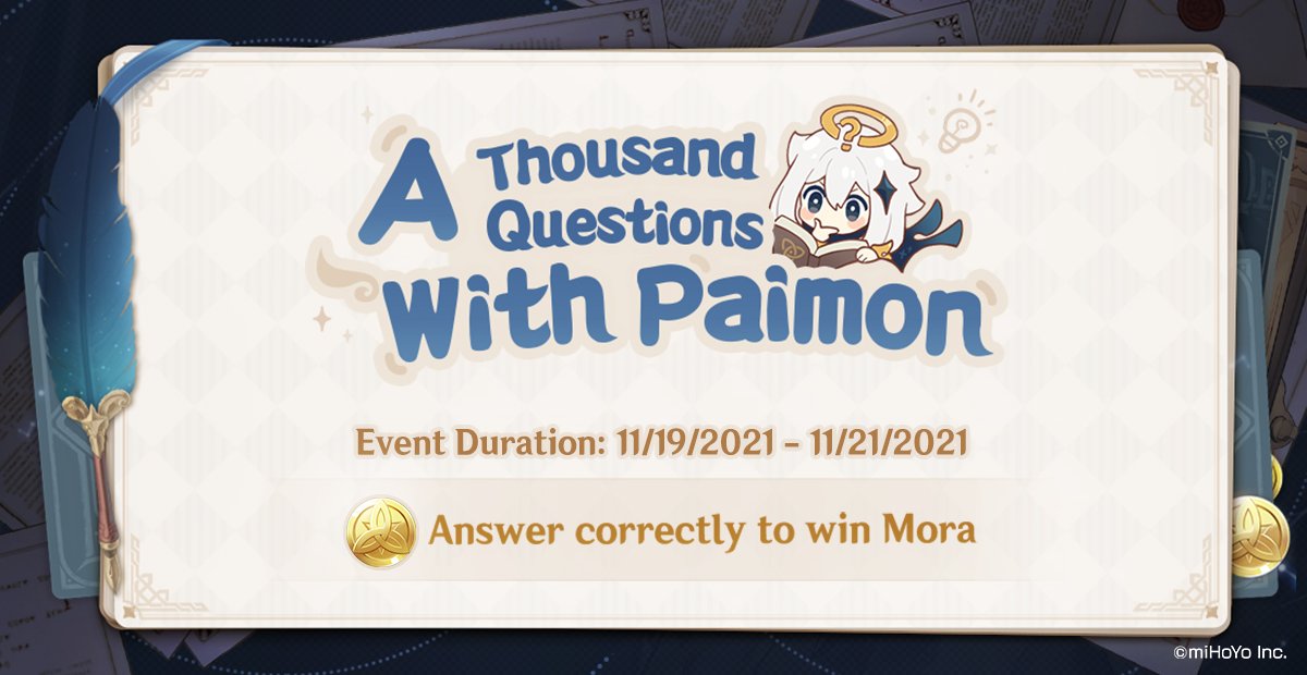 A THOUSAND QUESTIONS WITH PAIMON