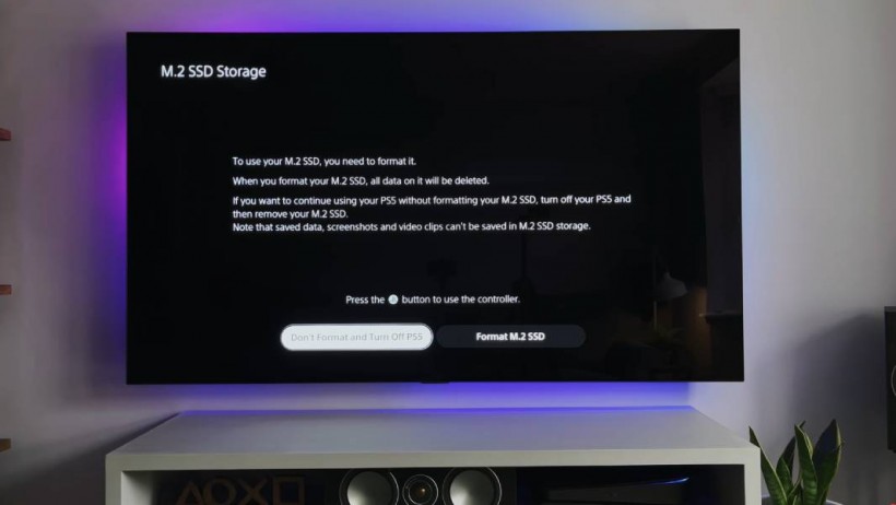 ps5 ssd upgrade screen