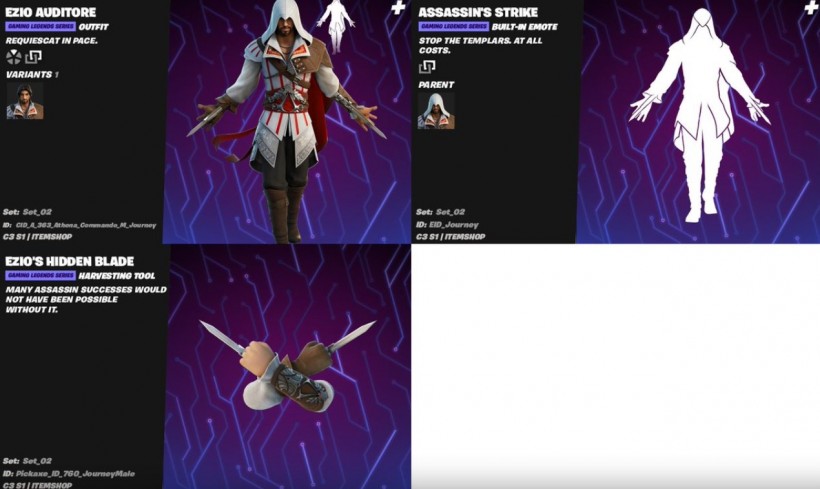 'Fortnite' Leak: Ezio From 'Assassin's Creed' Sets Up Big Crossover Anew