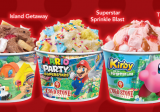 This summer, Cold Stone Creamery is teaming up with Nintendo to surprise gaming and ice cream fans with three game-inspired sundaes. 