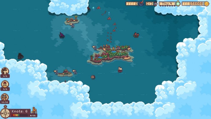 Seablip: Solo Dev's New Pixel-Art, Side-Scrolling Pirate Game is Out Now!