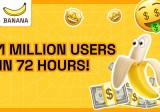 TON Game ‘BANANA’ Hits 1M Users in 72 Hours