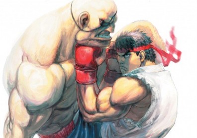 Street Fighter Print: Ryu V Sagat