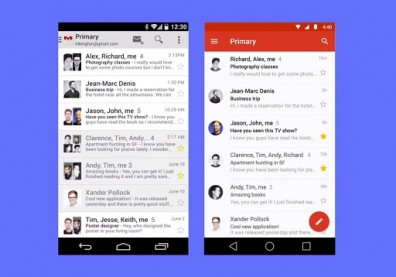 Android L Gmail