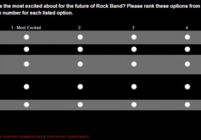 Rock Band Survey