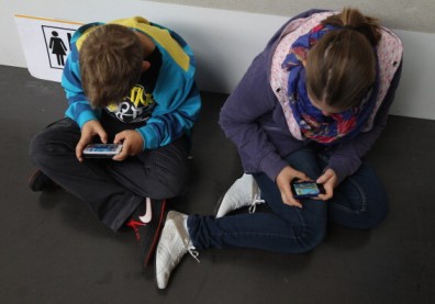 Children Using Smartphones