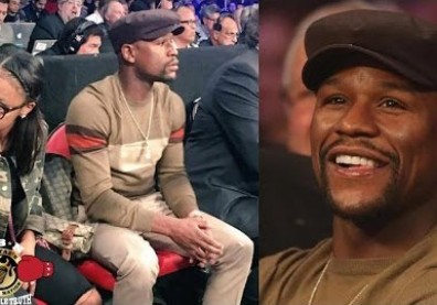 Floyd Mayweather attends Pacquiao-Vargas match