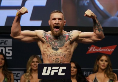 Conor McGregor at the UFC 205 weigh-ins
