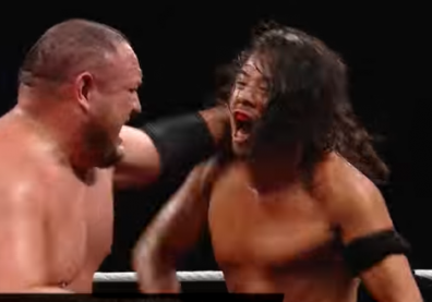 Shinsuke Nakamura sends Samoa Joe crashing to the mat: NXT TakeOver: Toronto: November 19, 2016