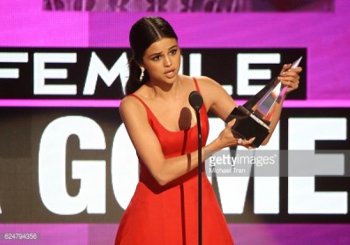 Selena Gomez receives her first AMA