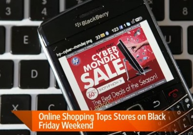 Online Shopping Tops Stores on Black Friday Weekend