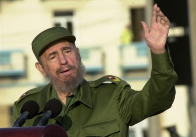 Castro Leads Massive Anti-U.S. Demo