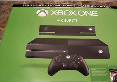 Unboxing Xbox One Refurbished Unit with Kinect Ryse Son of Rome Dance Central Microsoft Store consol