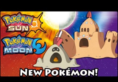 Pokémon Sun and Moon - NEW POKEMON REVEALED! SANDYGAST & PALOSSAND!