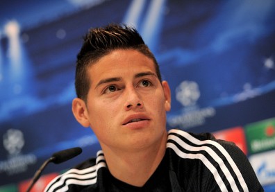 James Rodriguez - Real Madrid Training and Press Conference