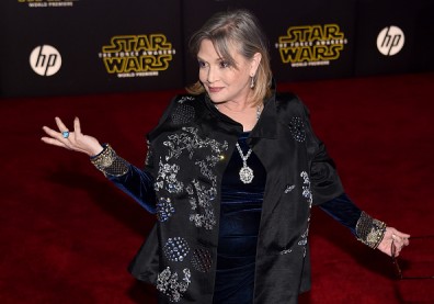 Carrie Fisher - Premiere Of Walt Disney Pictures And Lucasfilm's 'Star Wars: The Force Awakens' - Arrivals