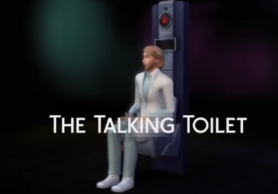 The Sims 4 City Living: The Talking Toilet Trailer