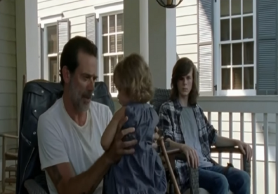 The Walking Dead 7x07 Ending Scene: Negan & Judith [HD]
