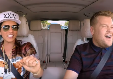 Bruno Mars in 'Carpool Karaoke' With James Corden