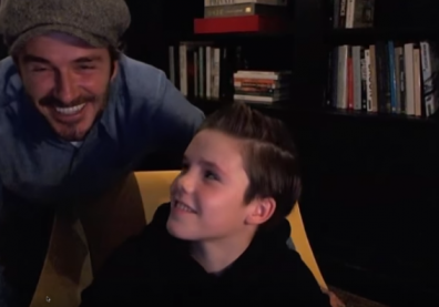 Cruz Beckham has learnt to do charity at such a small age
