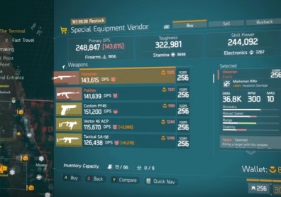 The Division Weekly Vendor Reset (03-03-2017) - All Open World Vendors