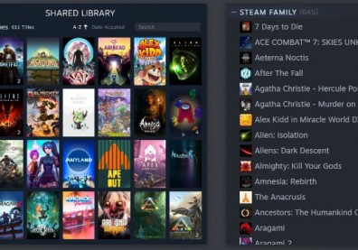 Steam Families: Valve Releases New Household Game Sharing Tool in Public Beta