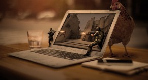 Battle, Chicken, Computer