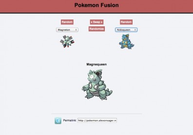 Pokemon Fusion(Screen Shot)